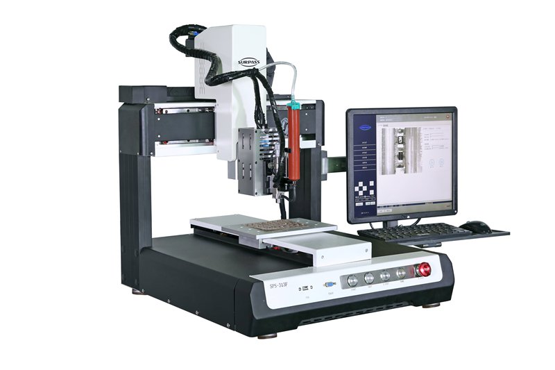 桌面式高精密視覺噴膠機SPS-313F